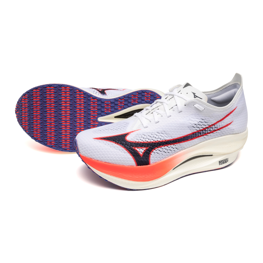 WAVE REBELLION PRO LOW UNISEX White / Baritone Blue / Fiery Coral 2