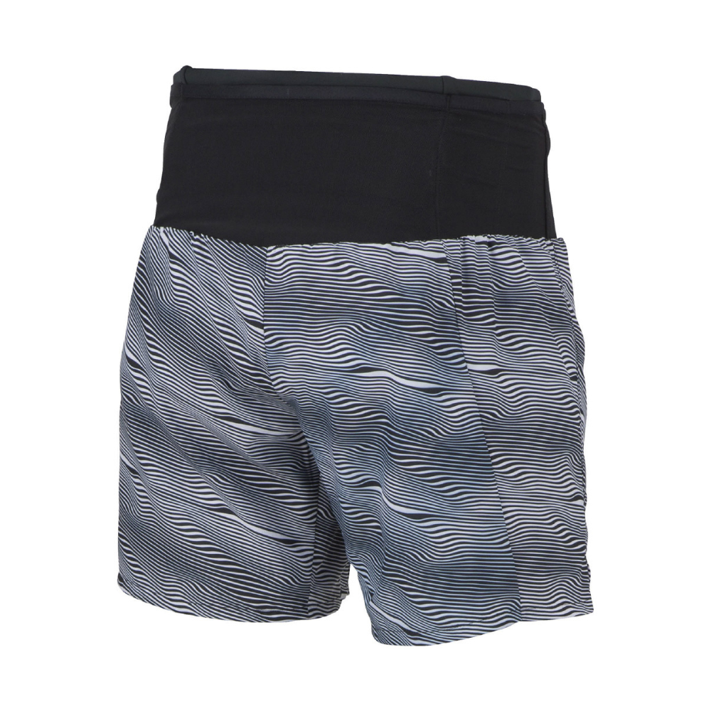 MULTI POCKET SHORTS GRAPHIC UNISEX (SLIM FIT) Black / White