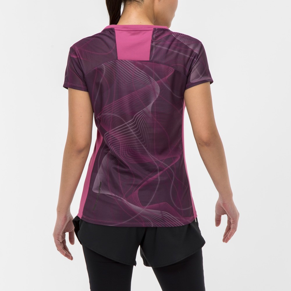 AURORA DRY AEROFLOW PREMIUM TEE WOMEN Grape Wine