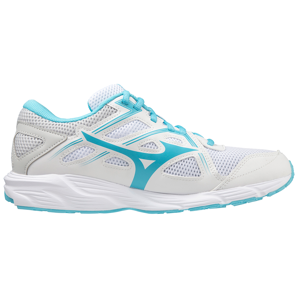 MIZUNO SPARK 8 WOMEN White / Bluefish / Oyster Mushroom