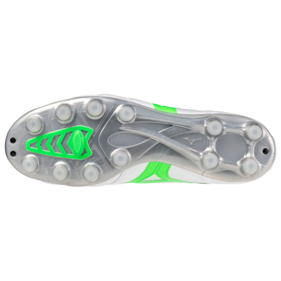 MORELIA II PRO White / Neon Green / Galaxy Silver