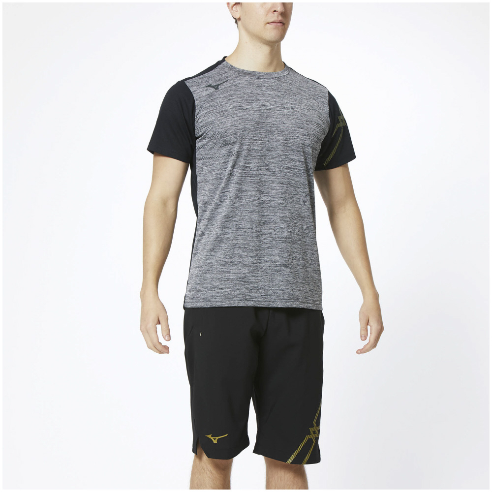 MC LINE DRYLITE TEE MEN Black Grey / Black