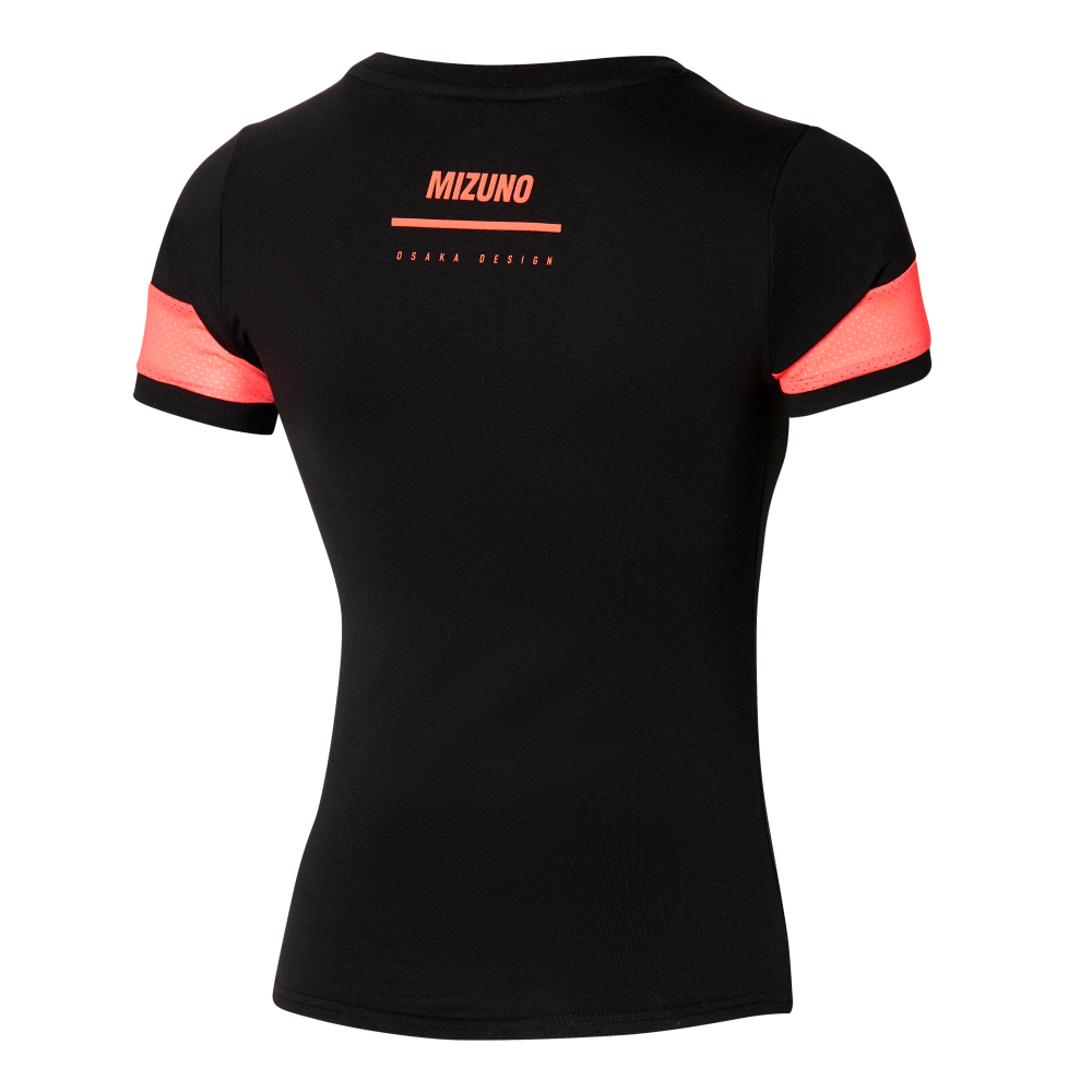 ATHLETICS MIZUNO TEE WOMEN Black