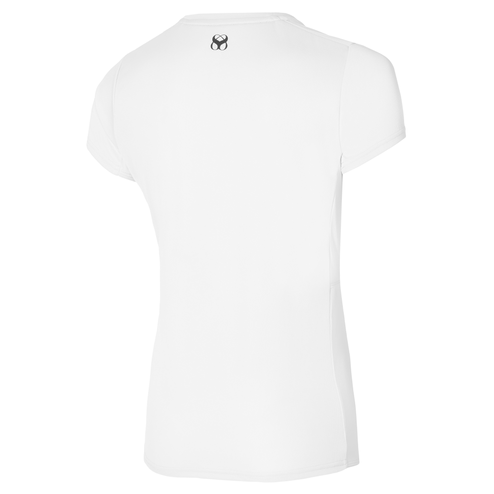 MIZUNO TWO LOOPS 88 TEE WOMEN Undyed White