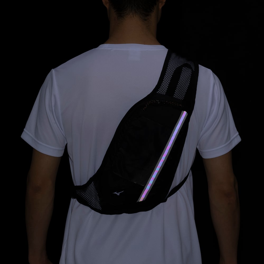 MESH SLING BAG NR Black / Light Grey