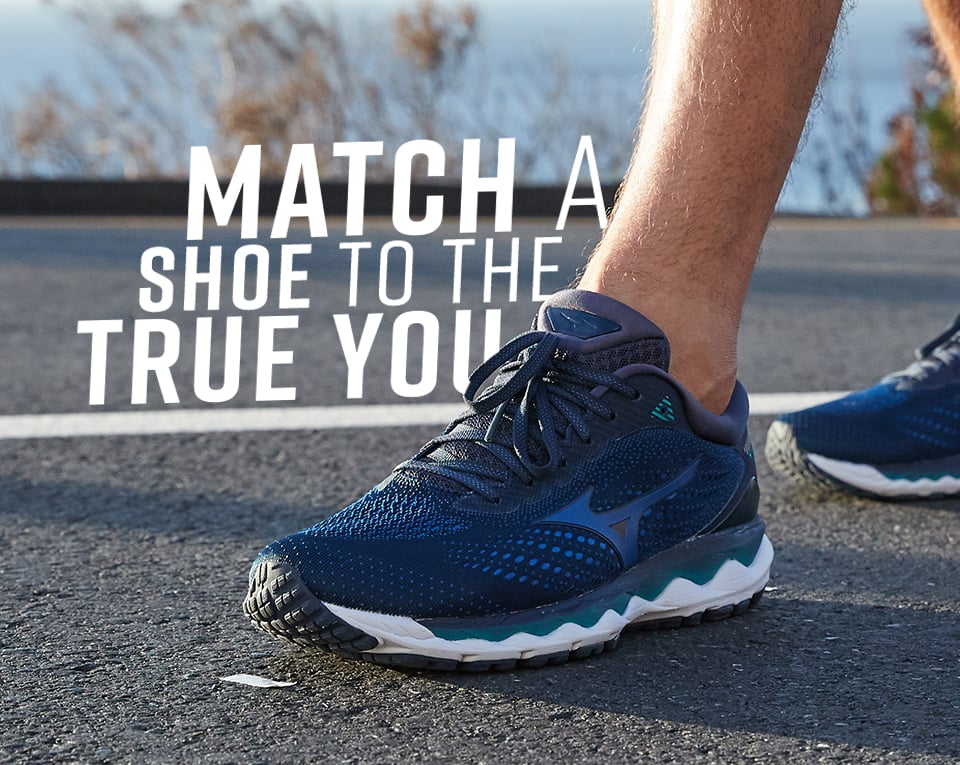 mizuno blue running shoes