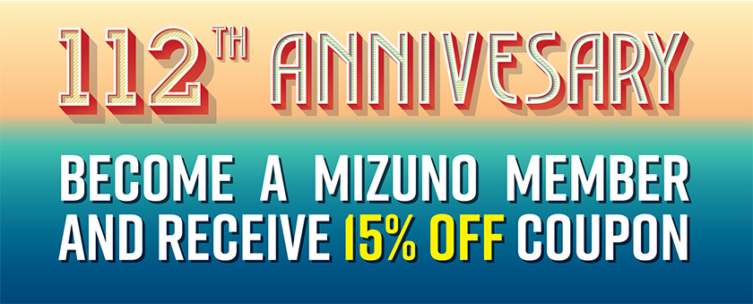 112th mizuno anniversary campaign